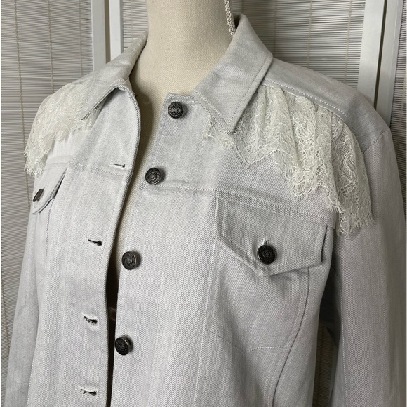 Cinq à Sept Ismay Jacket Ivory Lace Size M NWT - Picture 3 of 8